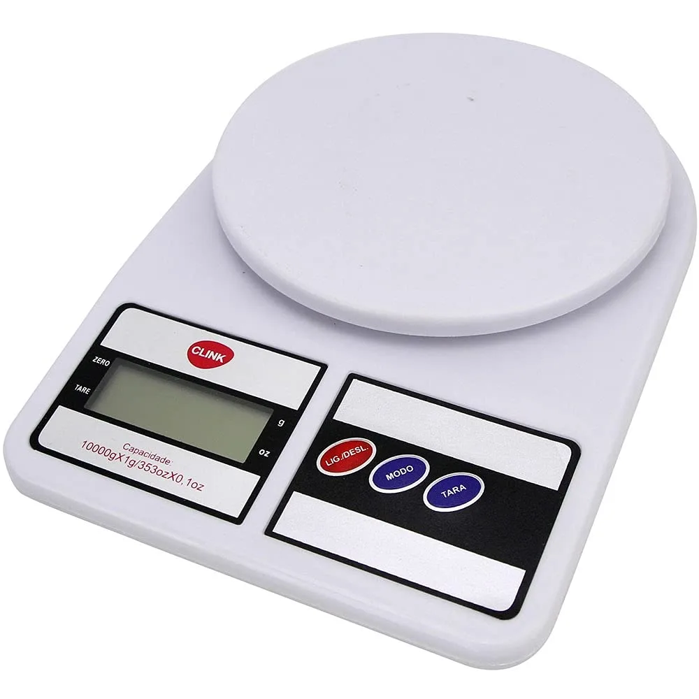 Balança digital de cozinha com alta precisão