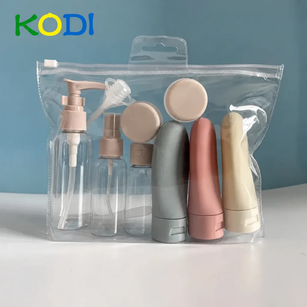 Kit de frascos para viagem com 11 peças