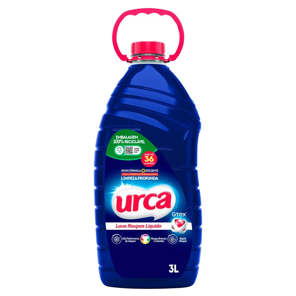 Lava roupas líquido Urca Azul de 3 litros