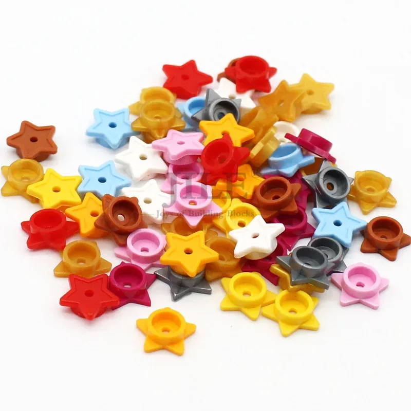 Kit com 200 placas redondas para blocos de construção