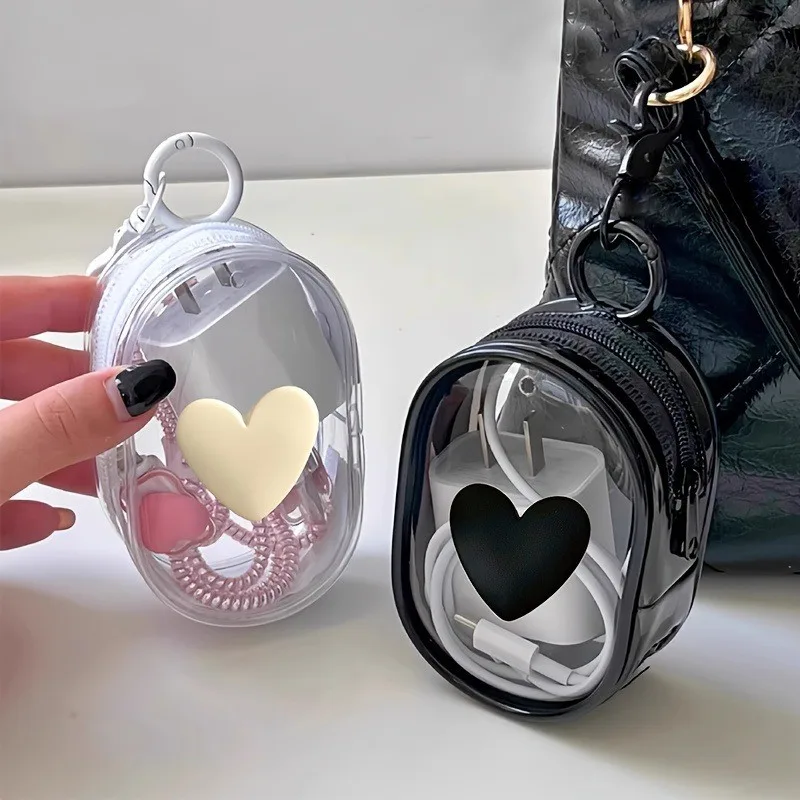 Bolsa transparente para guardar cabos