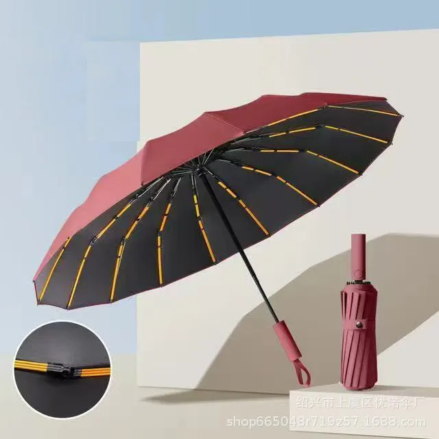 Guarda-chuva automático grande com proteção solar