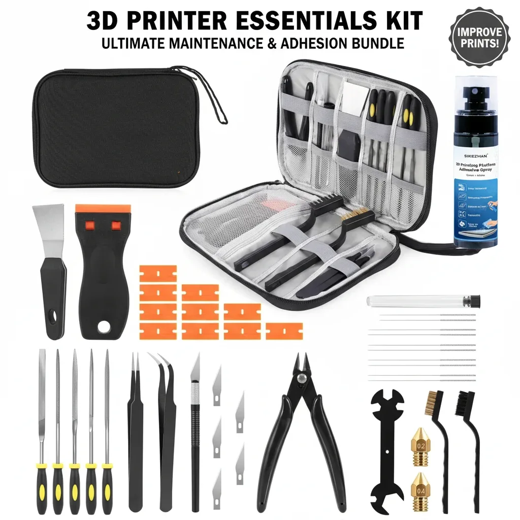 Kit de ferramentas para impressora 3D com 40 peças