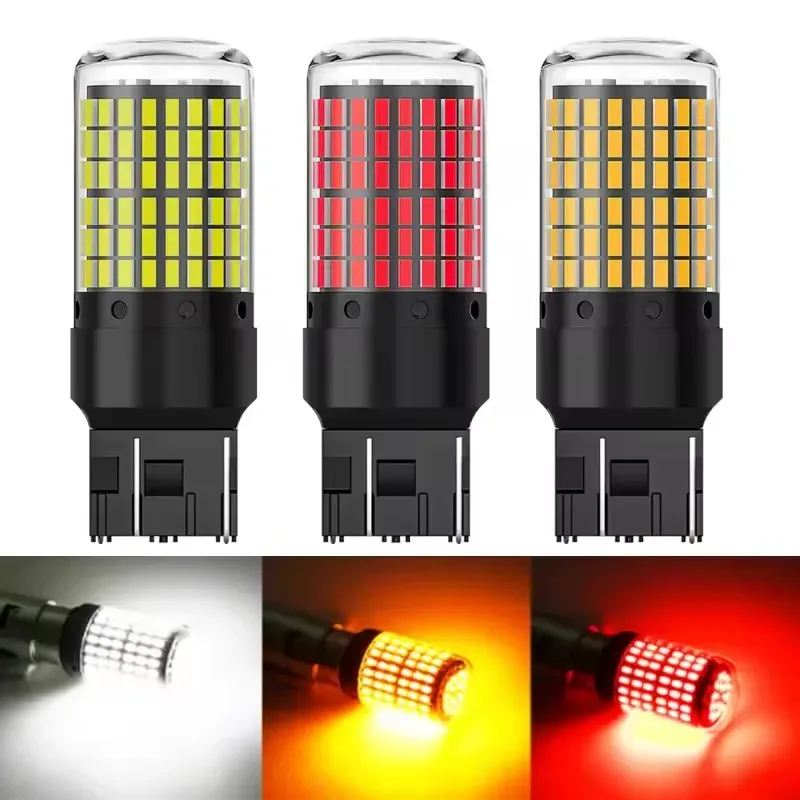 Lâmpadas LED automotivas brancas com duas peças
