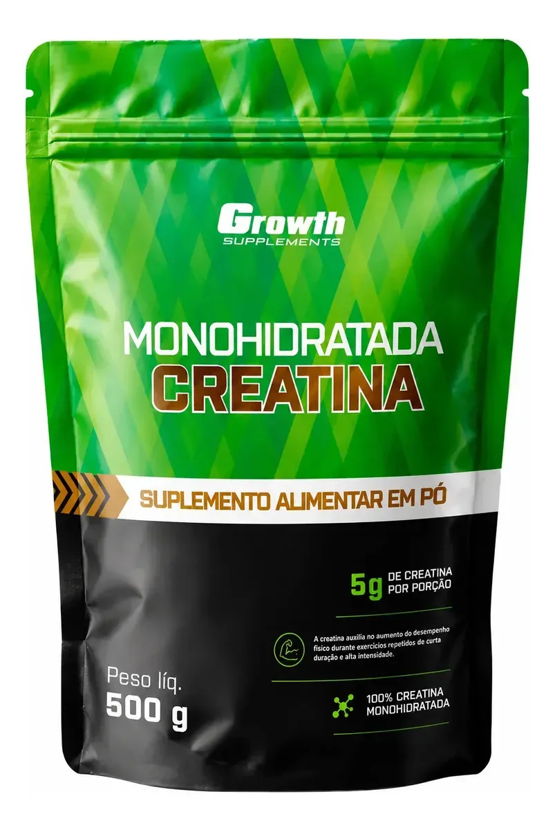 Creatina monohidratada Growth de 500 g