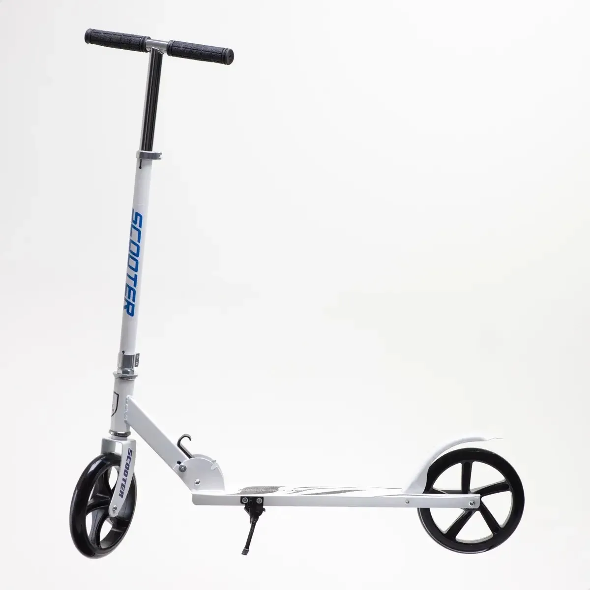 Patinete dobrável branco para lazer