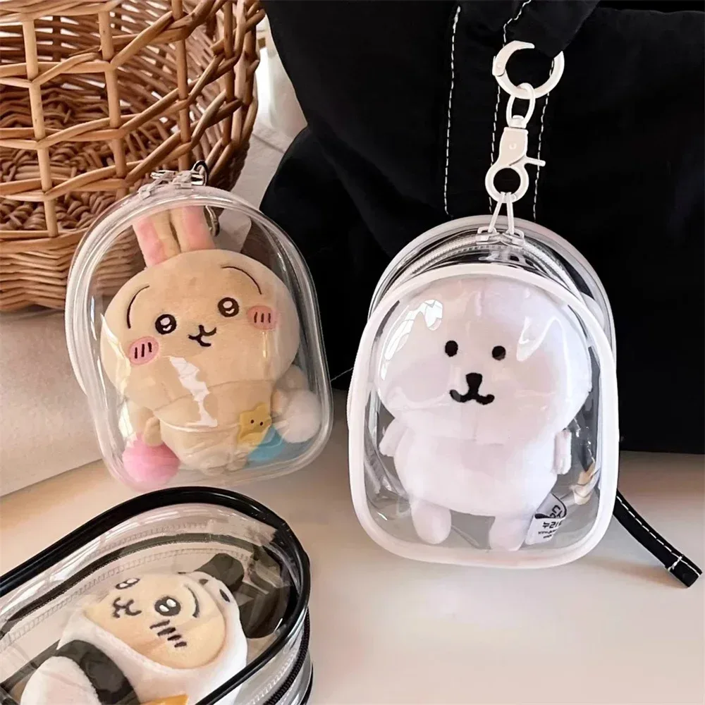 Bolsa organizadora transparente com zíper
