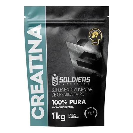 Creatina Soldiers Nutrition em pó de 1 kg