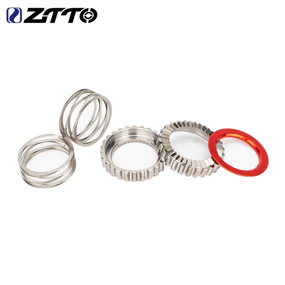Cubo de bicicleta Ztto em titânio com catraca