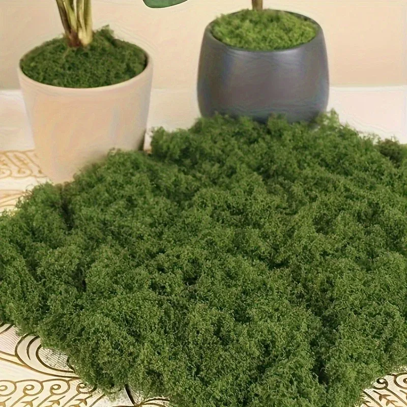 Musgo artificial verde para decoração