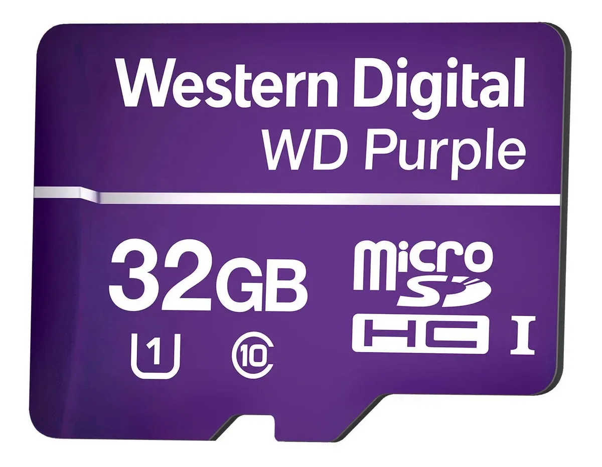 Cartão microSD Western Digital Purple de 32 GB