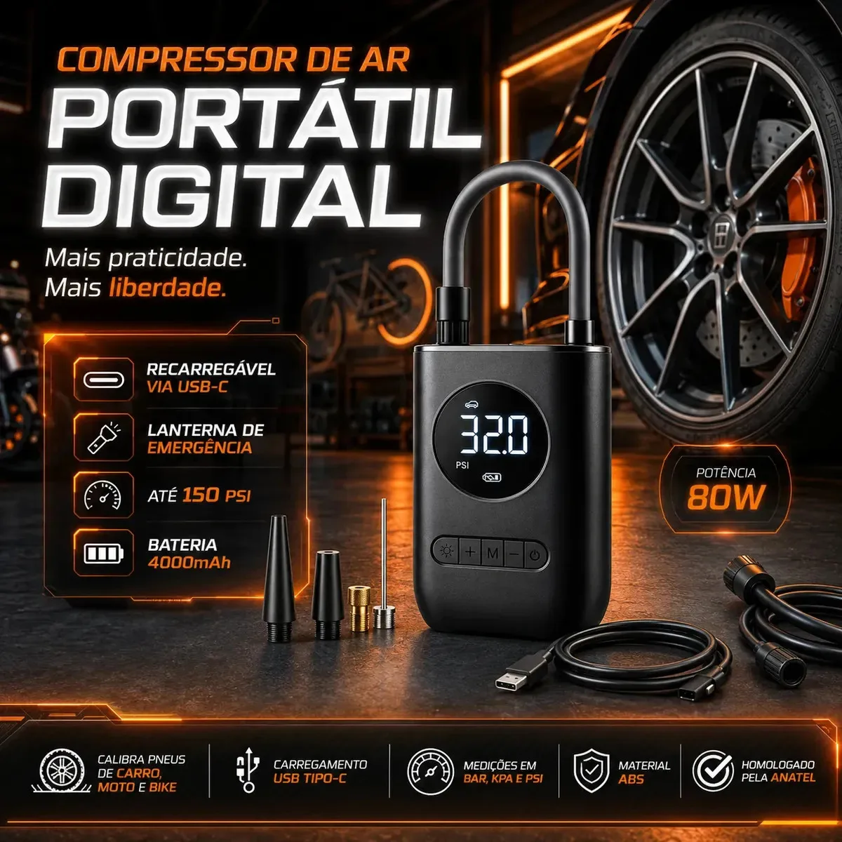 Compressor portátil B&G Mini
