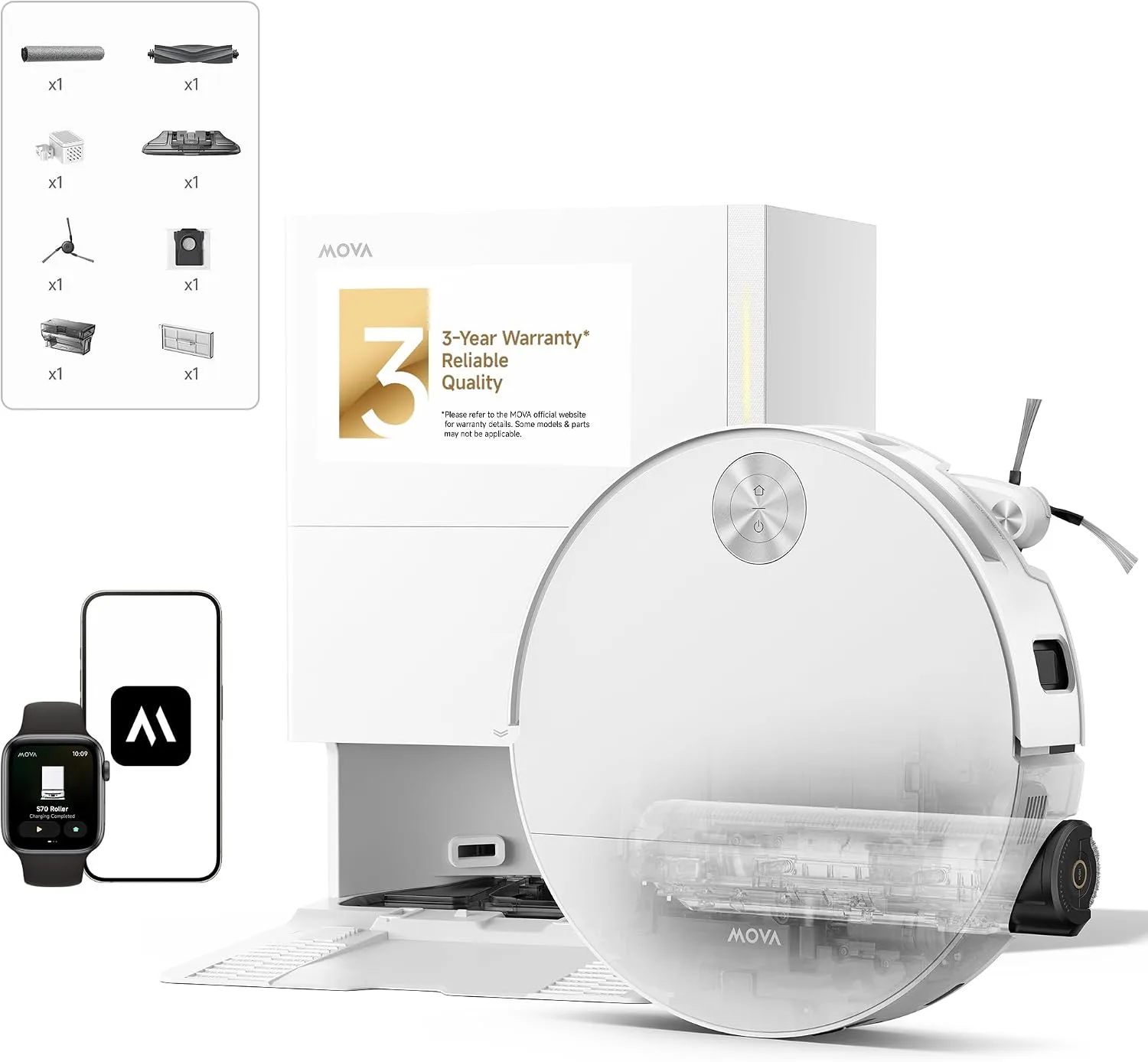 Robô aspirador Mova S70 Roller 127 V