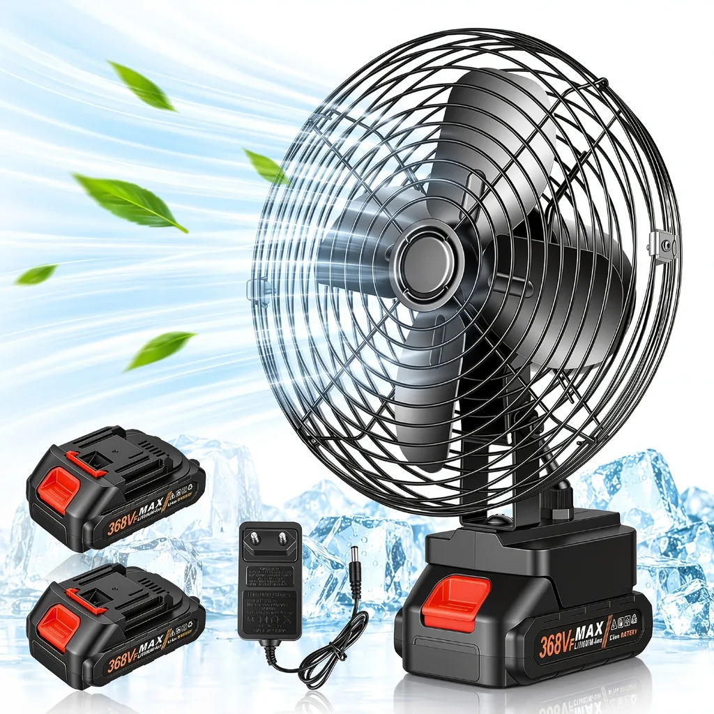 Ventilador portátil com bateria de 15000 mAh