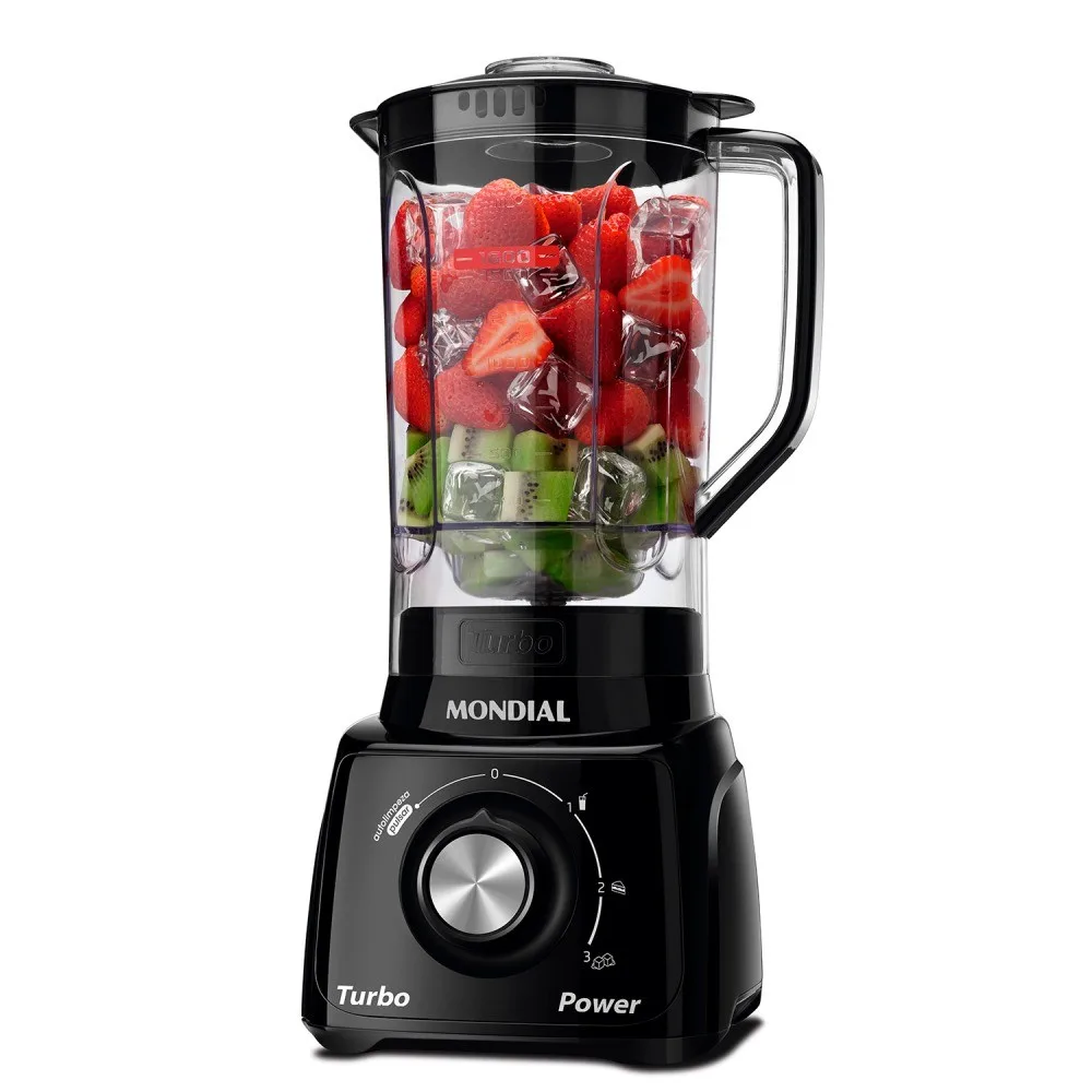 Liquidificador Mondial L-99FB com três velocidades