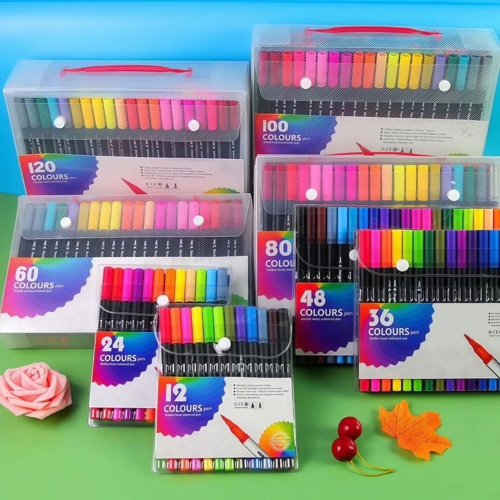 Kit de canetas dual pen para lettering e desenho