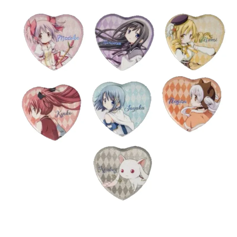Broche metálico Madoka Magica para mochila