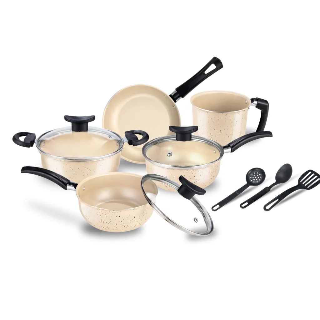 Kit de panelas Brasília com 8 peças