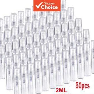 Frasco atomizador de perfume portátil com 2 ml