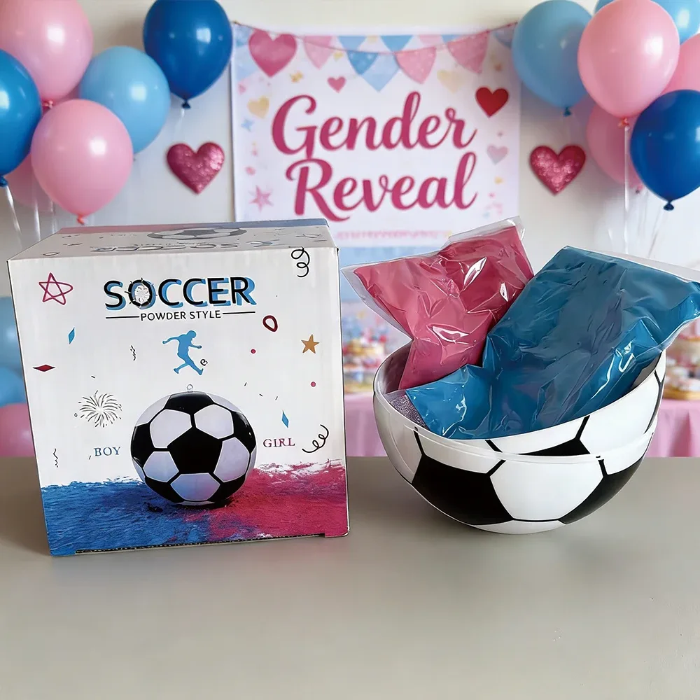 Conjunto de bolas para festa de revelação de gênero