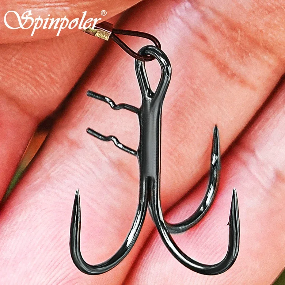 Ganchos de pesca Spinpoler para iscas artificiais