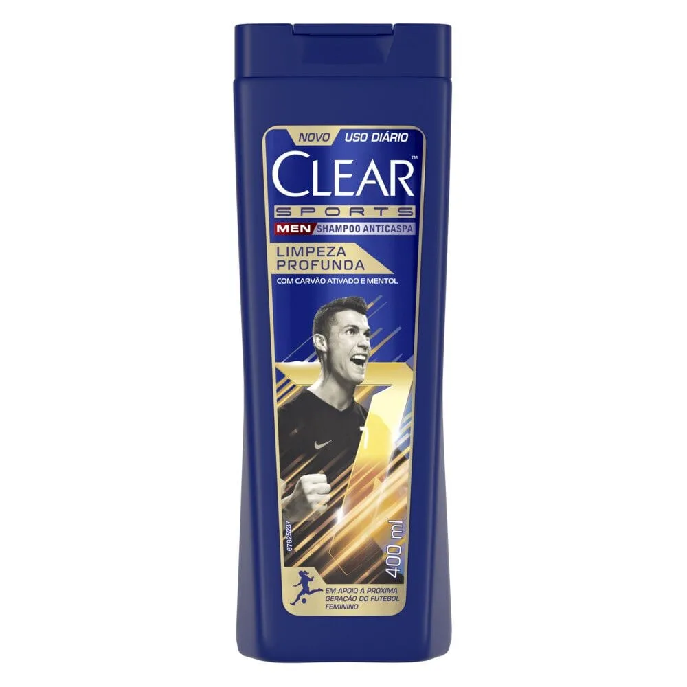 Shampoo anticaspa Clear Sports Men de 400 ml