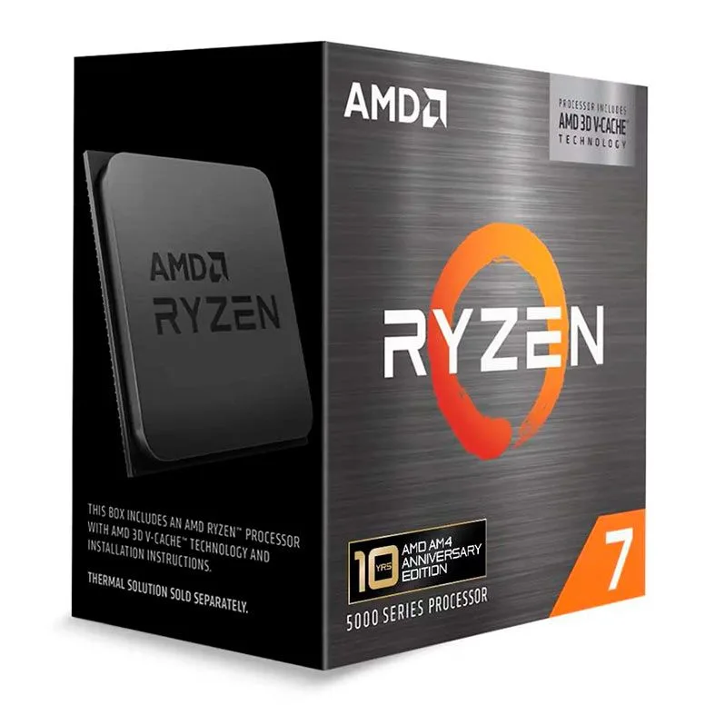 Processador AMD Ryzen 7 5800X3D para soquete AM4
