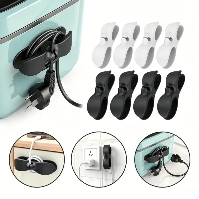 Organizador de cabos para cozinha com enrolador