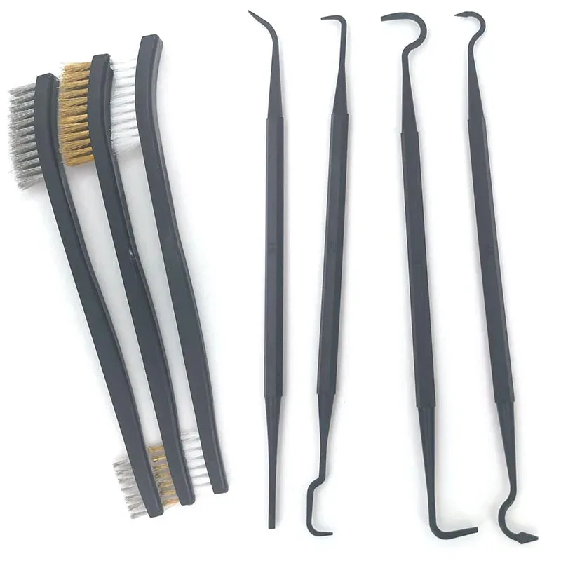 Kit de escovas para limpeza automotiva