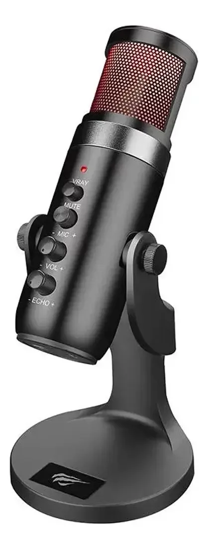 Microfone Havit GK59 USB para mesa gamer