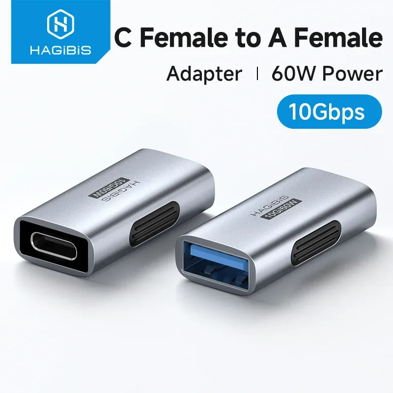Adaptador Hagibis USB-C fêmea para USB