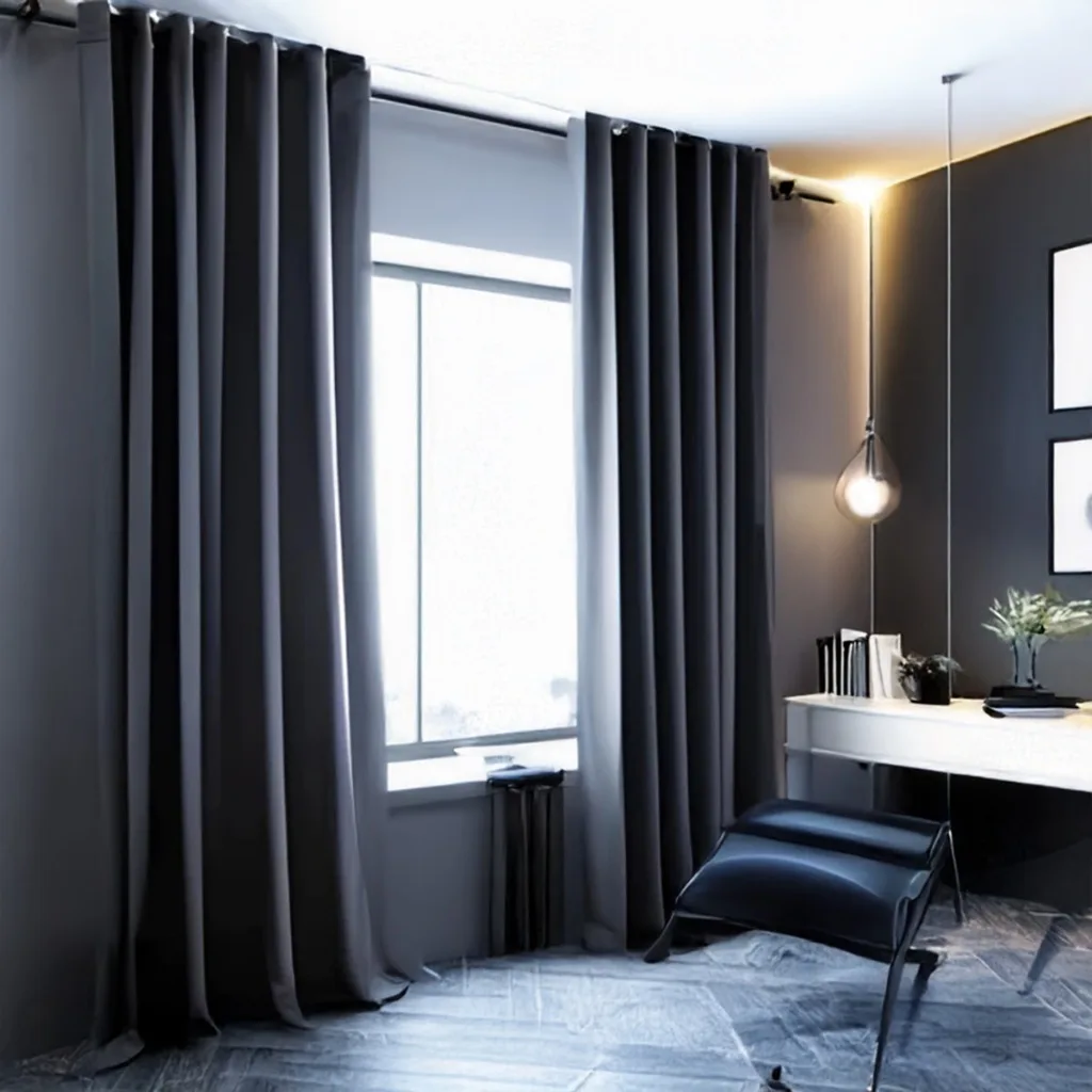 Cortina Blackout Para Quarto Sala Cozinha PVC Corta 100% Luz 2,80 Largura X 2,30 Altura Grande