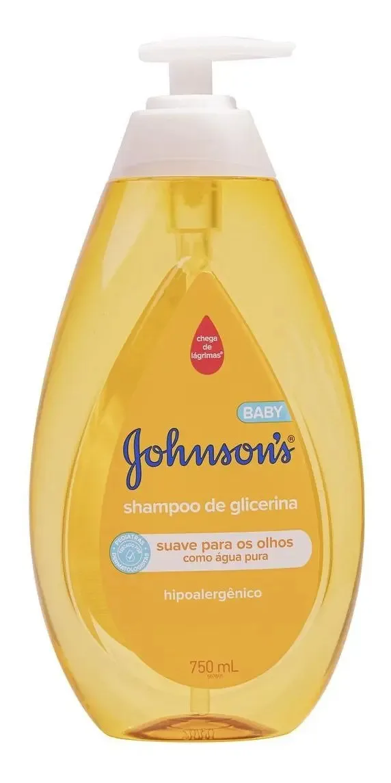 Shampoo infantil Johnson's Baby de glicerina
