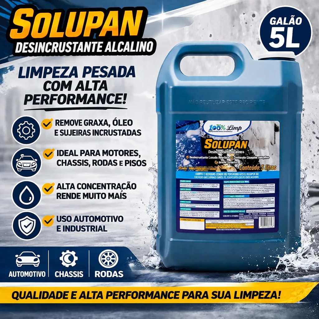 Desincrustante alcalino Solupan de 5 litros