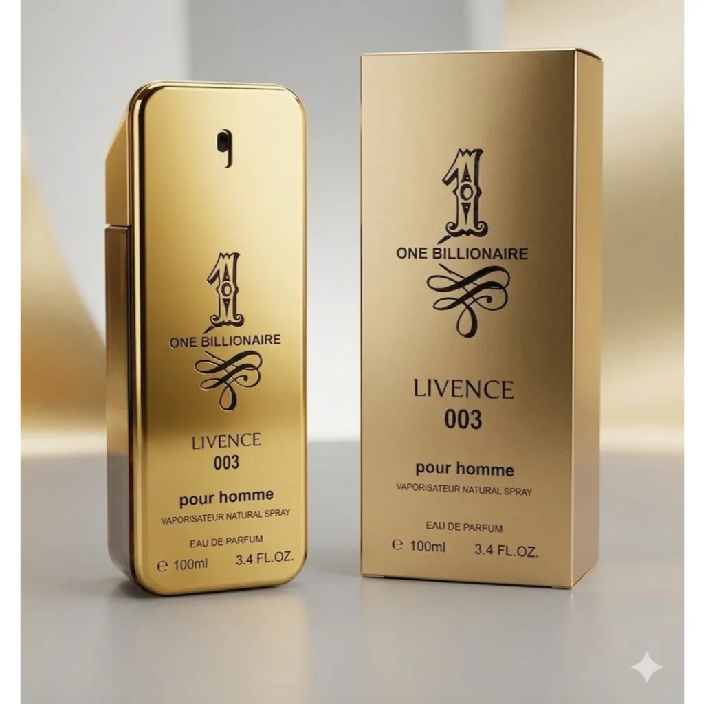 Perfume masculino Gold Livence 003 de 100 ml