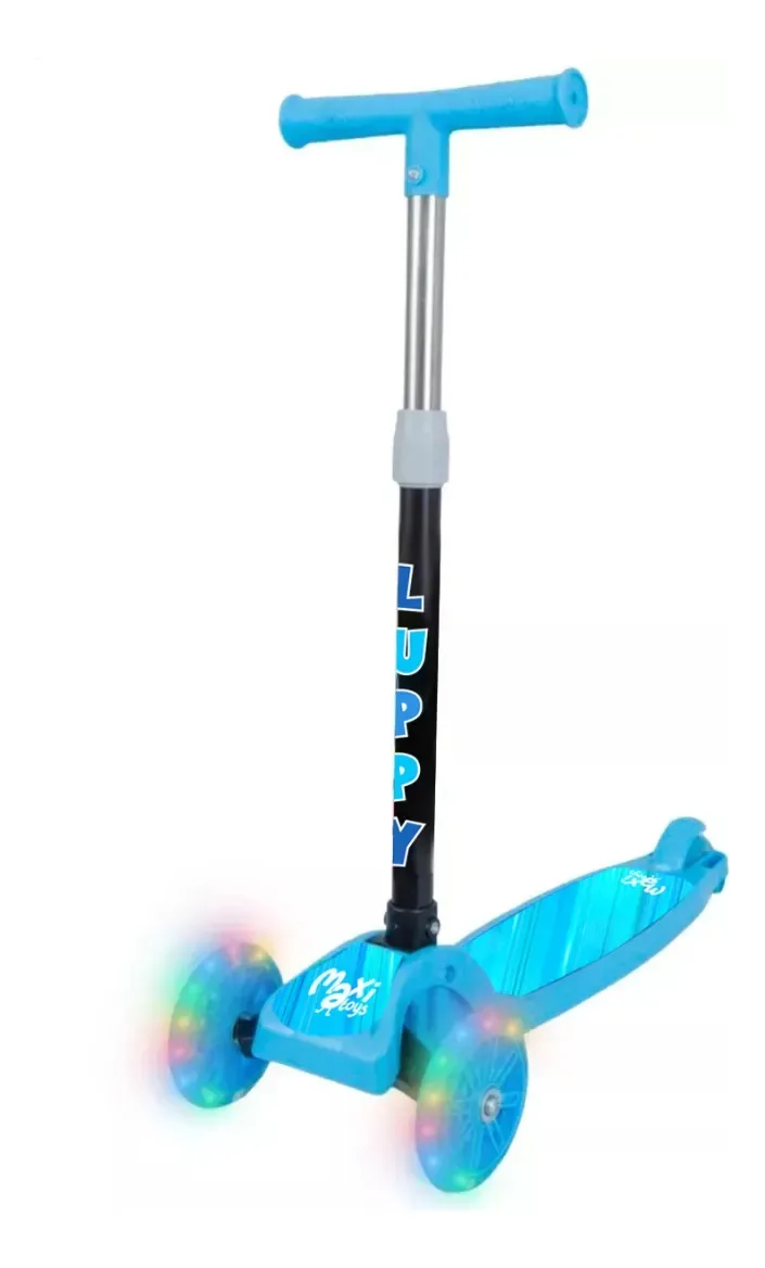 Patinete infantil Luppy de 3 rodas com LED
