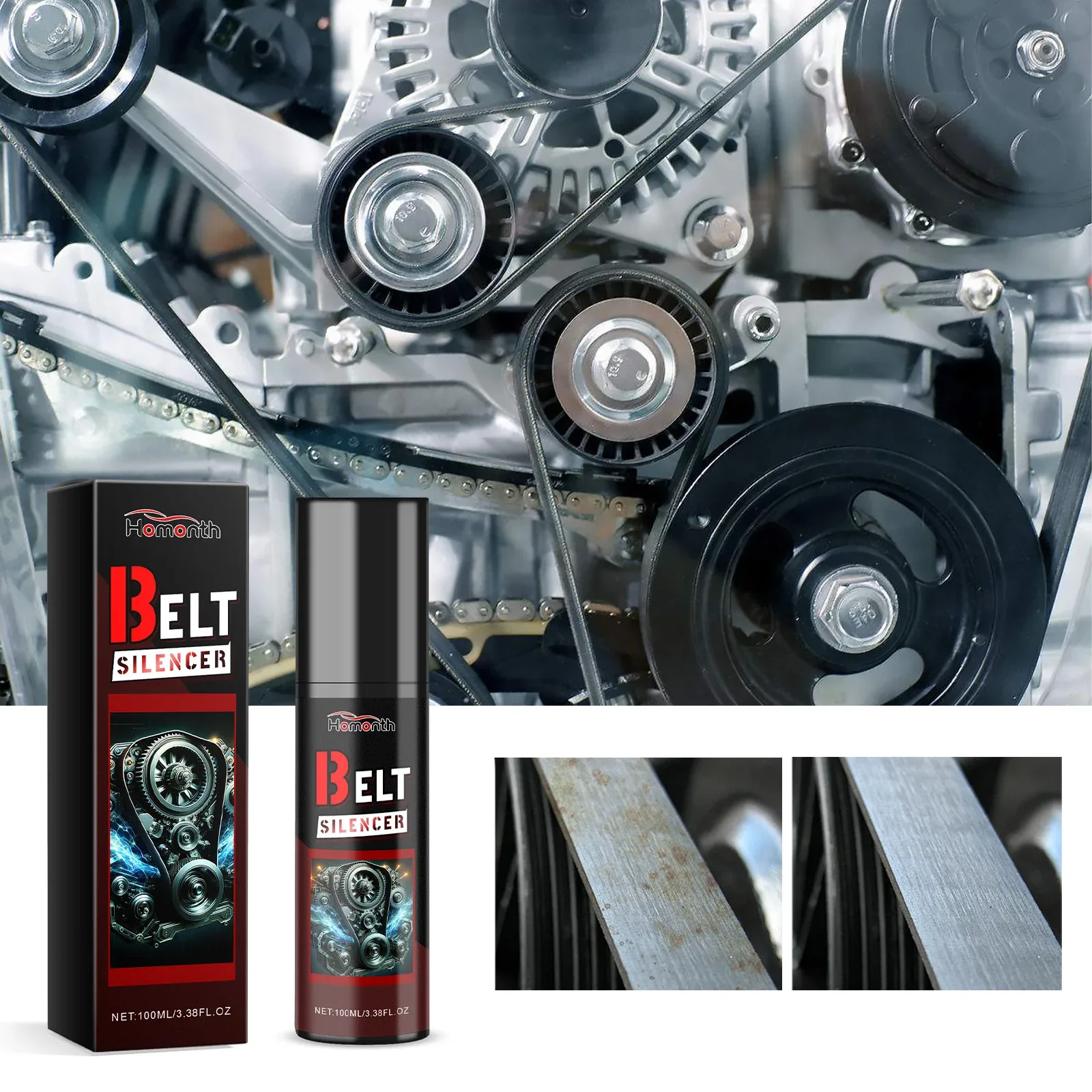 Lubrificante para correia automotiva em spray