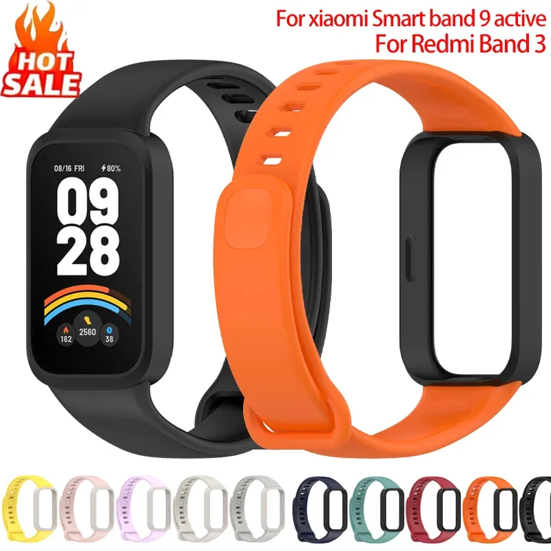 Pulseira de silicone para Xiaomi Mi Band 9