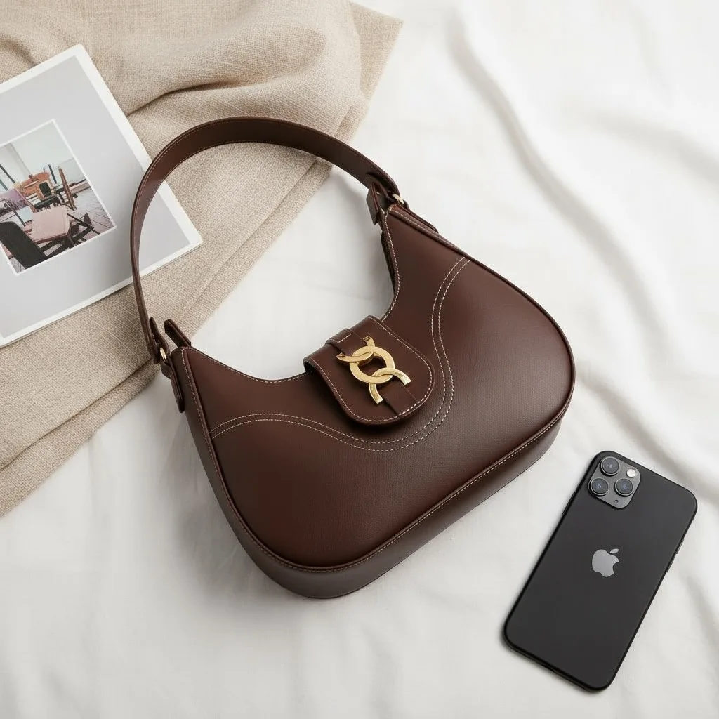 Bolsa baguete feminina de ombro