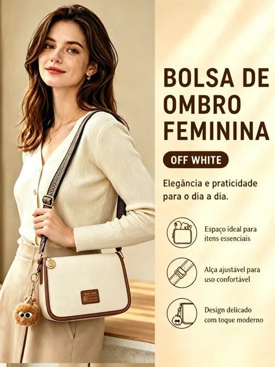 Bolsa feminina Tomi Mito transversal