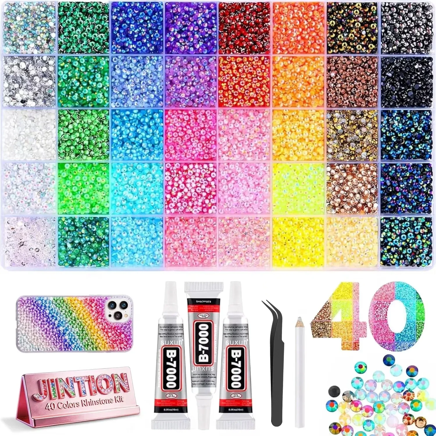 Kit de strass de resina para arte de diamante