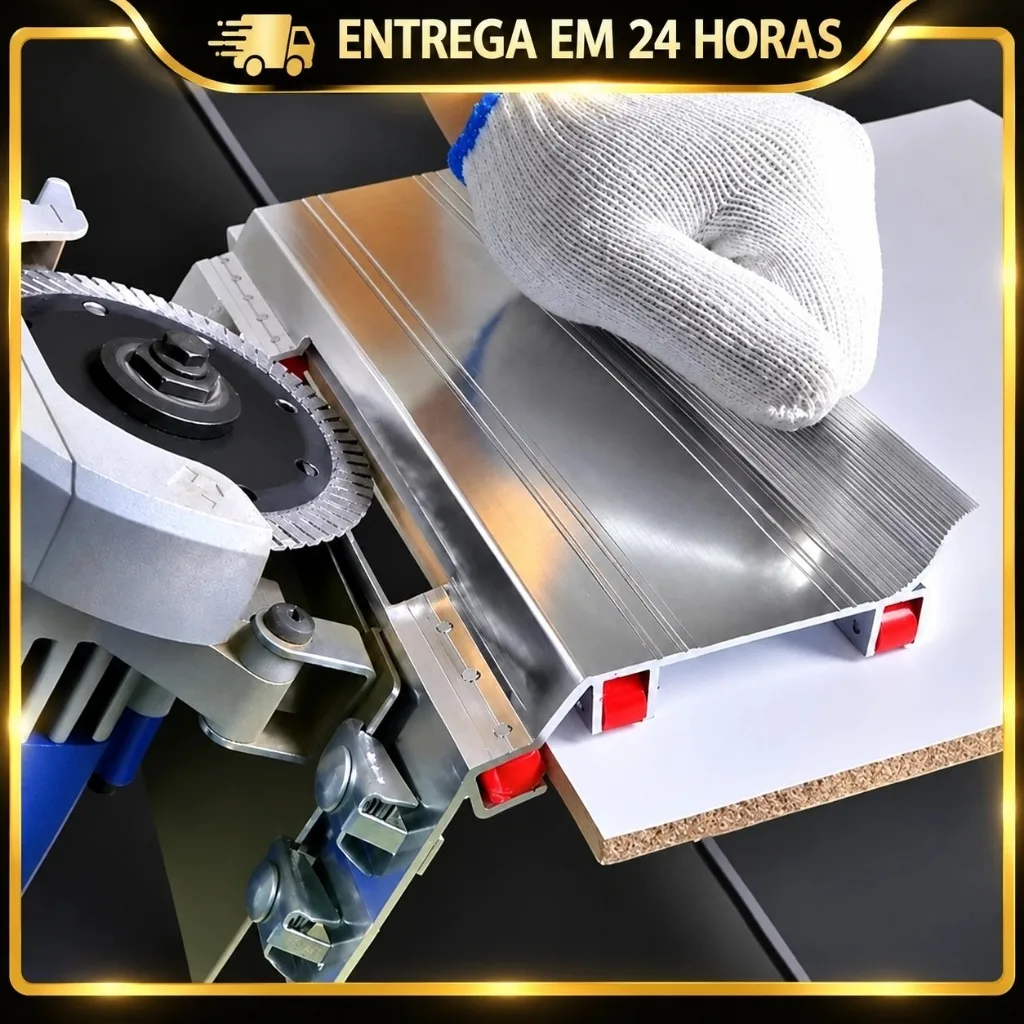 Gabarito para corte de 45 graus em porcelanato
