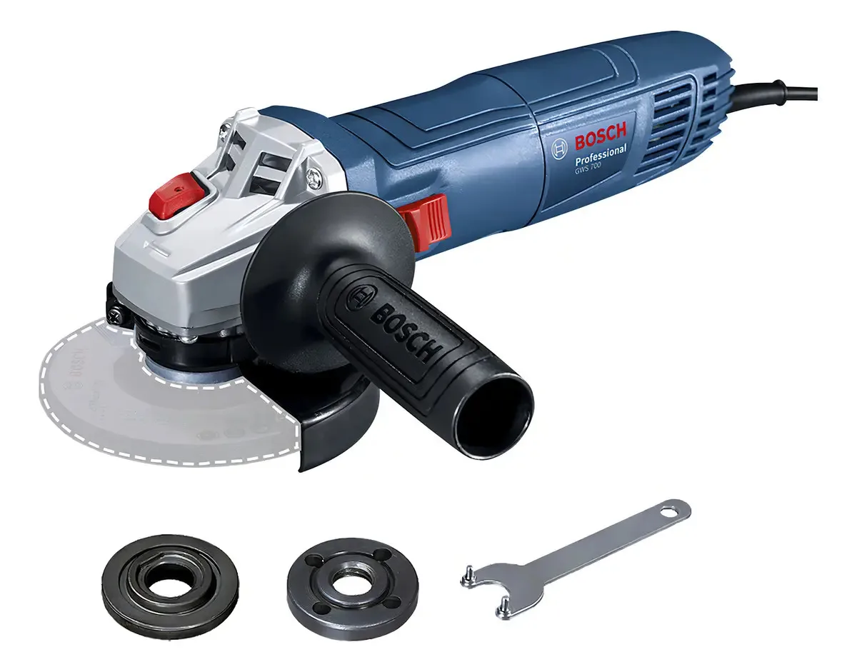 Esmerilhadeira Bosch GWS 700 de 4,5 polegadas