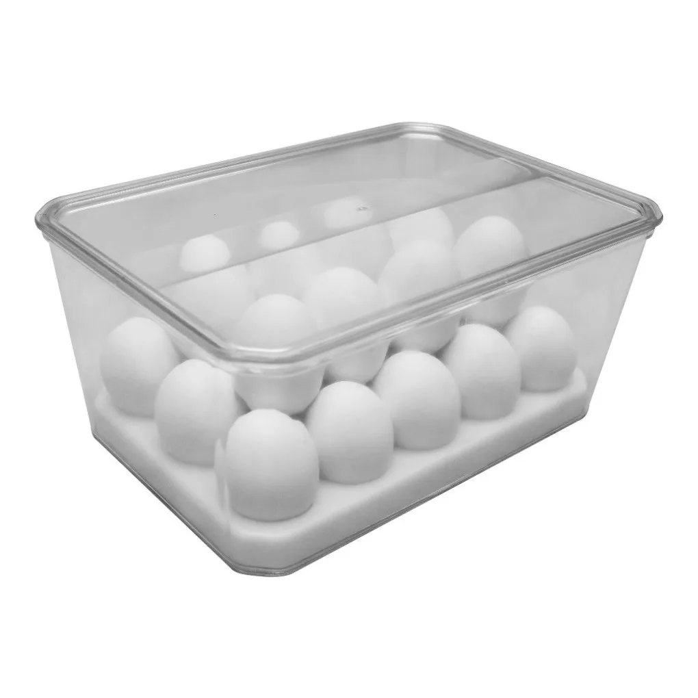 Organizador de ovos para geladeira em acrílico