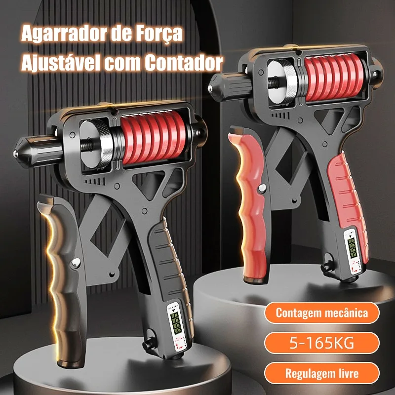 Fortalecedor de mão ajustável para exercícios