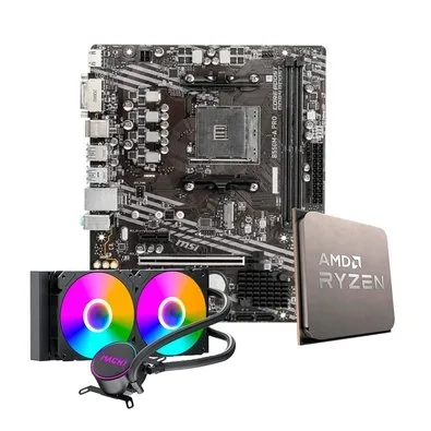 Kit para PC com placa-mãe MSI B550M-A PRO e Ryzen 7 5700X