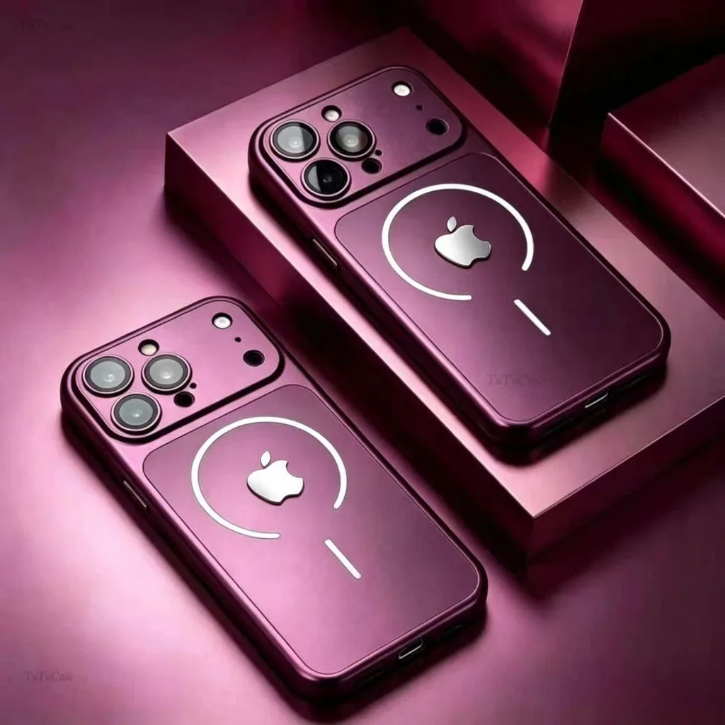 Capa de telefone de vidro fosco para iPhone Pro Max