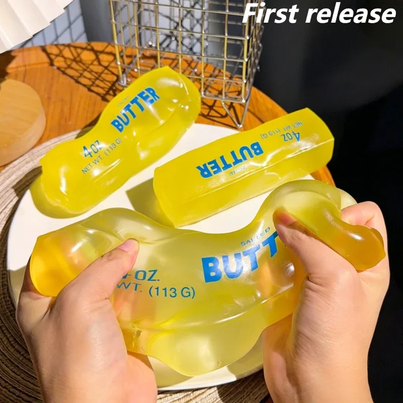 Brinquedo sensorial squishy de manteiga simulada