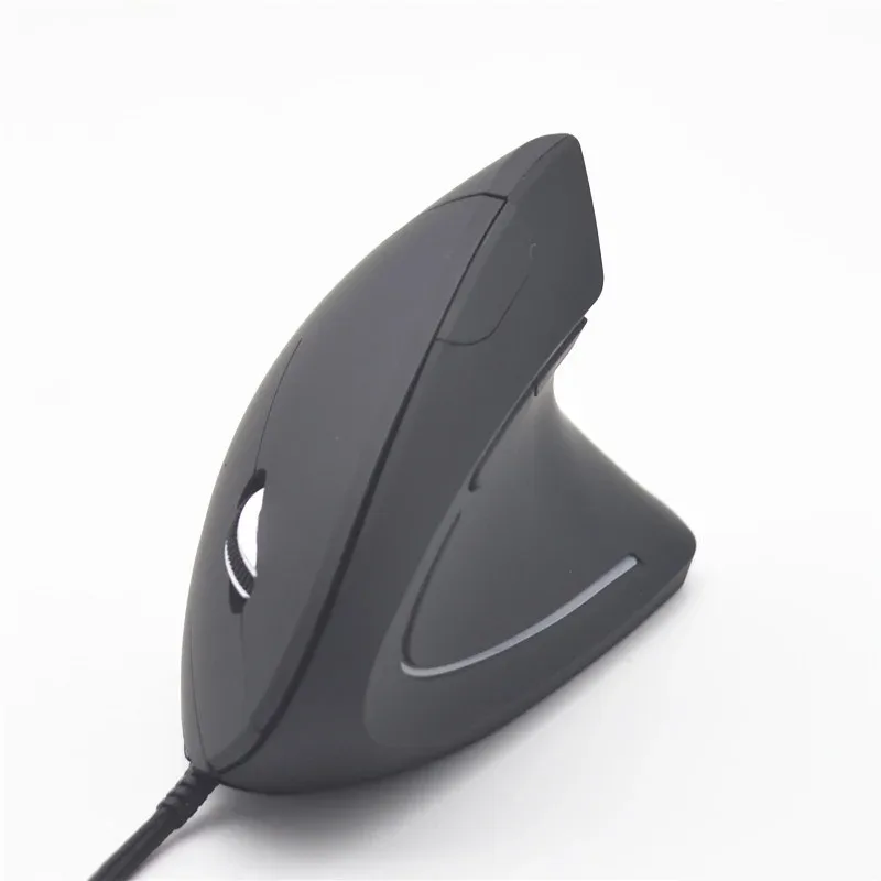 Mouse vertical RGB com fio para jogos