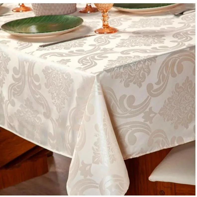 Toalha de mesa quadrada Jacquard para quatro lugares